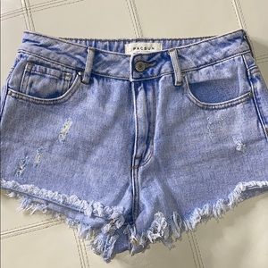 Pacsun Blue High Rise Festival Short